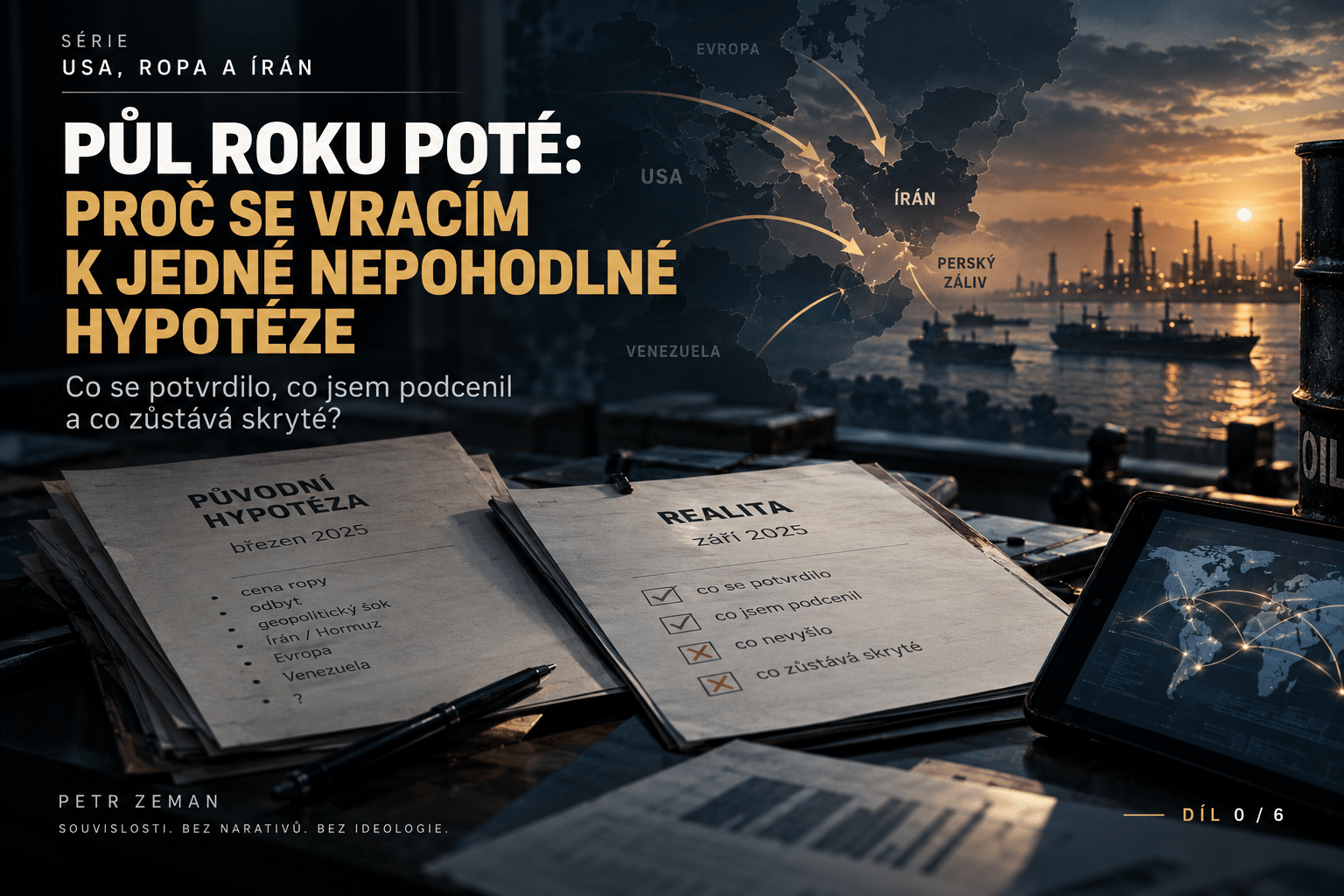 Půl roku poté: proč se vracím k jedné nepohodlné hypotéze